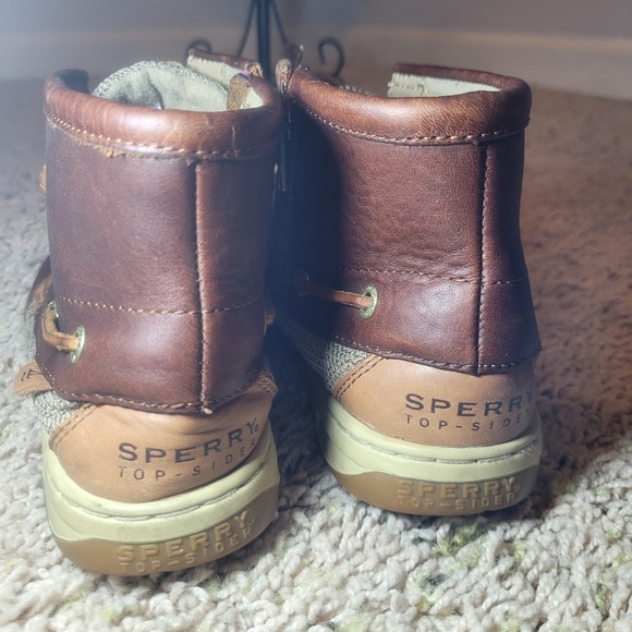 Sperry Women's Top Sider Marella Brown Leather Chukka Zip Ankle Boots Sz 7M - Picture 5 of 9
